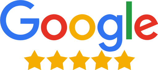 Google logo with 5 stars